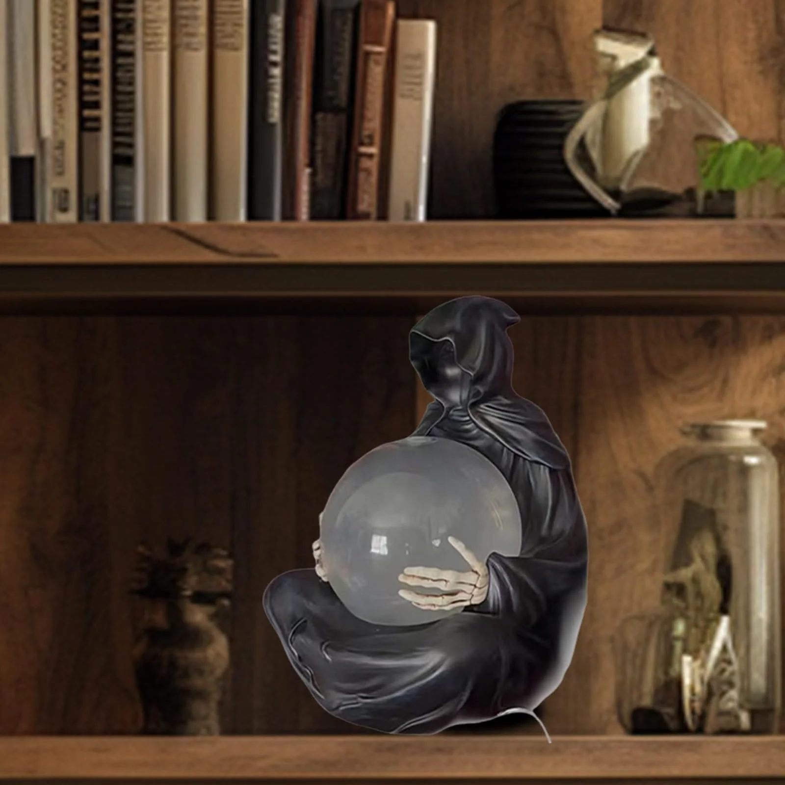 Пуля Хрустальная Бог Смерти Фигурка на Хэллоуин LED Подсветка Мрачный Жнец, фото №4 Пуля Хрустальная Бог Смерти Фигурка на Хэллоуин LED Подсветка Мрачный Жнец, фото №4