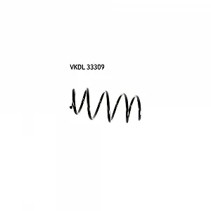 Пружина підвіски SKF VKDL 33309 для OPEL, передня вісь - Фото 1