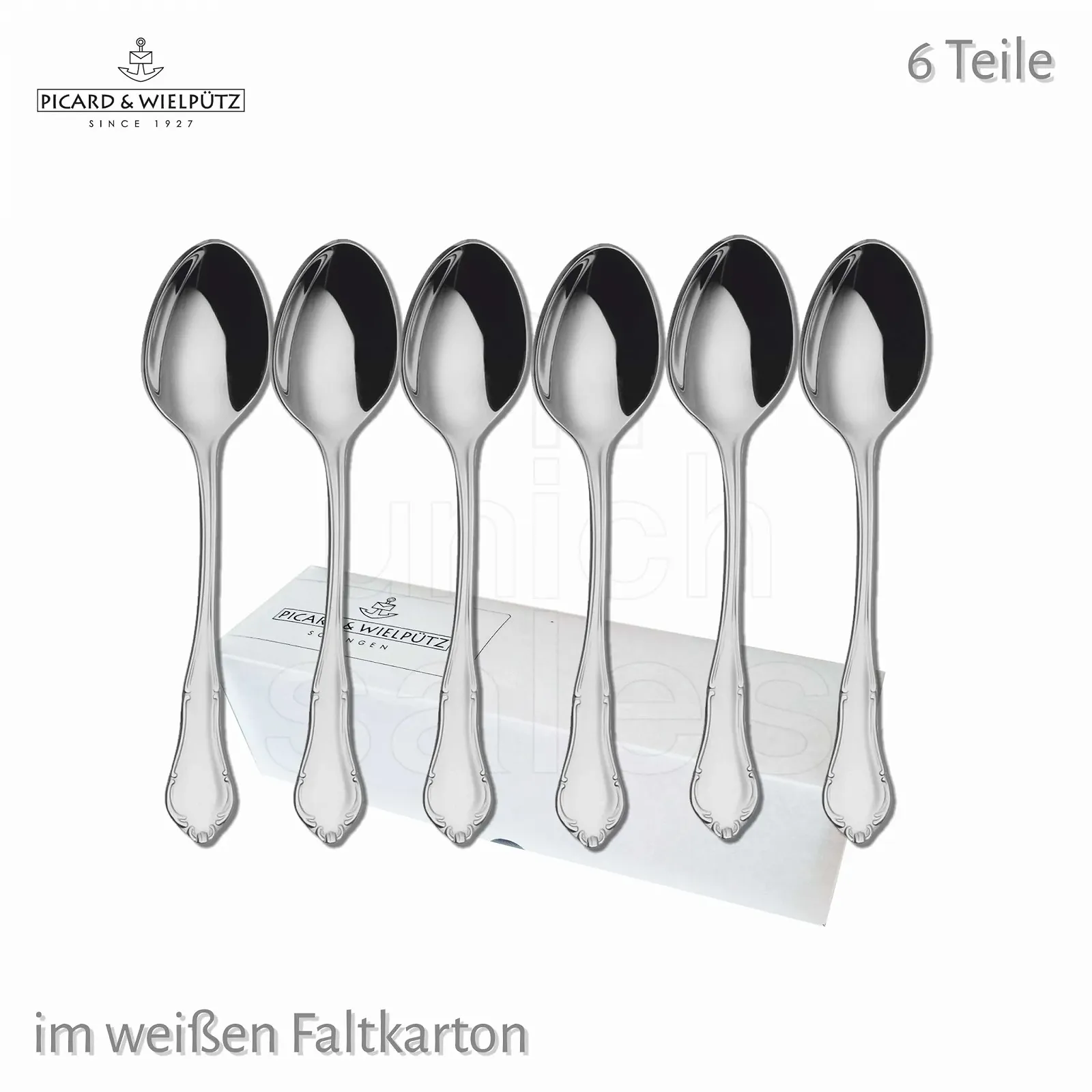 Ложки кавові Picard & Wielpütz Palazzo 6121, набір 6 штук, фото №2