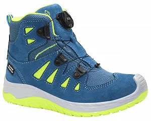 Обувь детская ELTEN Outdoor Maddox Kids BOA Petrol-Lime Mid для девочек и мальчиков - Фото 1