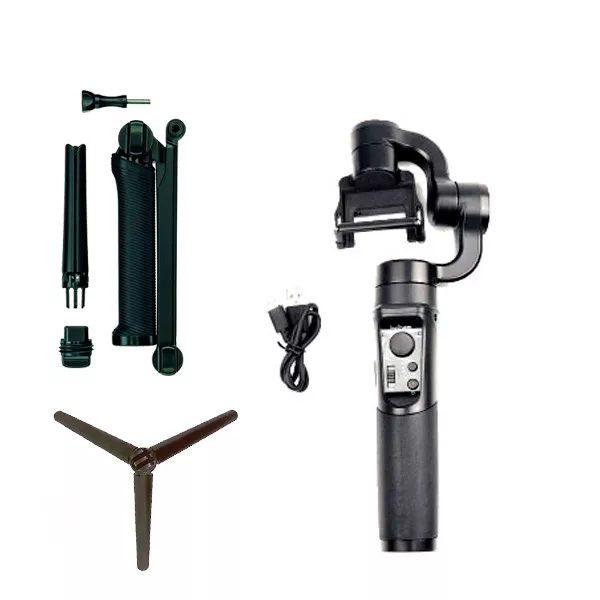 Электронный стедикам стабилизатор для камеры и для телефона трехосевой XPRO BALANCE 3d  (Gimbal Stabilizer) и Монопод-тринога, фото №2