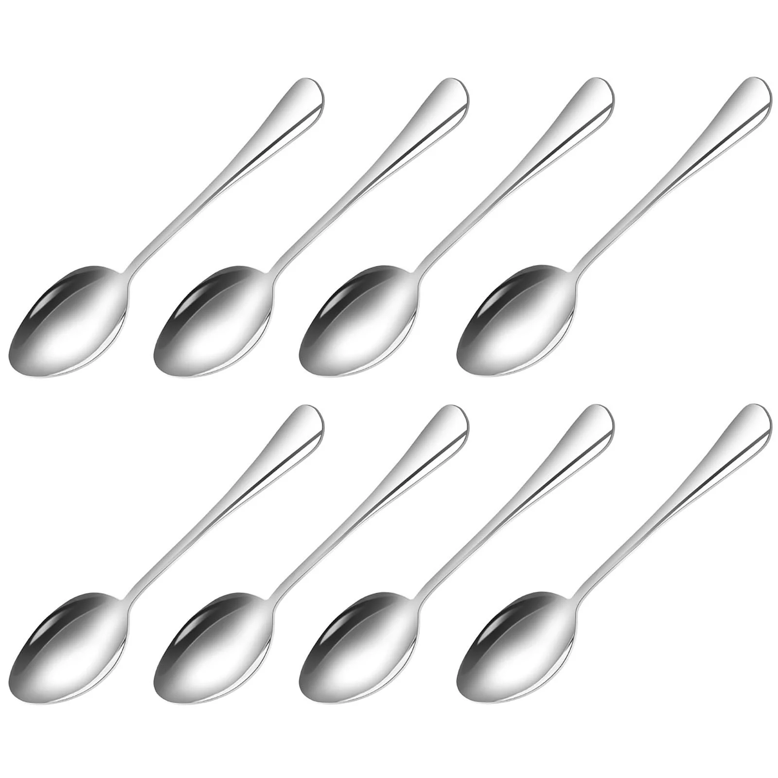 Ложка для еспресо Malatec, маленька, 8 шт., з нержавіючої сталі, фото №1