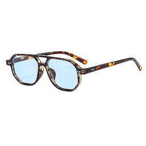 Сонцезахисні окуляри Авіатори Ретро YAMEIZE для жінок і чоловіків, класичний подвійний місток, вінтажний стиль, захист UV400, квадратні - Фото 1