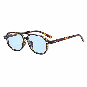 Сонцезахисні окуляри Авіатори Ретро YAMEIZE для жінок і чоловіків, класичний подвійний місток, вінтажний стиль, захист UV400, квадратні - Фото 1