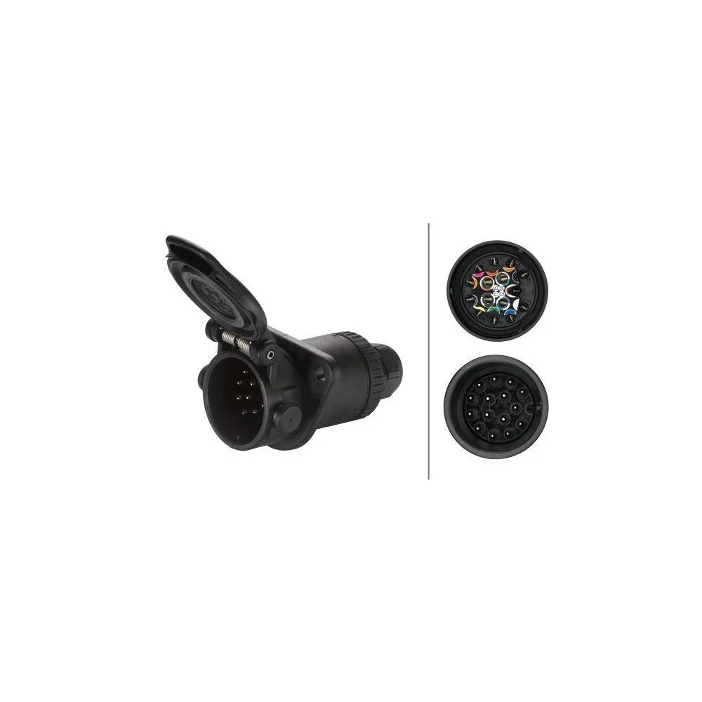 Розетка HELLA 8JB 007 242-011 SCANIA BARKAS JAEGER SOMMER WEIRO IRIZAR VDL, фото №1