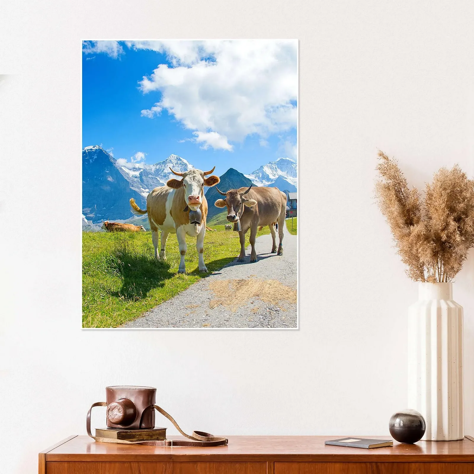 Постер Коровы на пастбище 60 x 80 см, фото №4