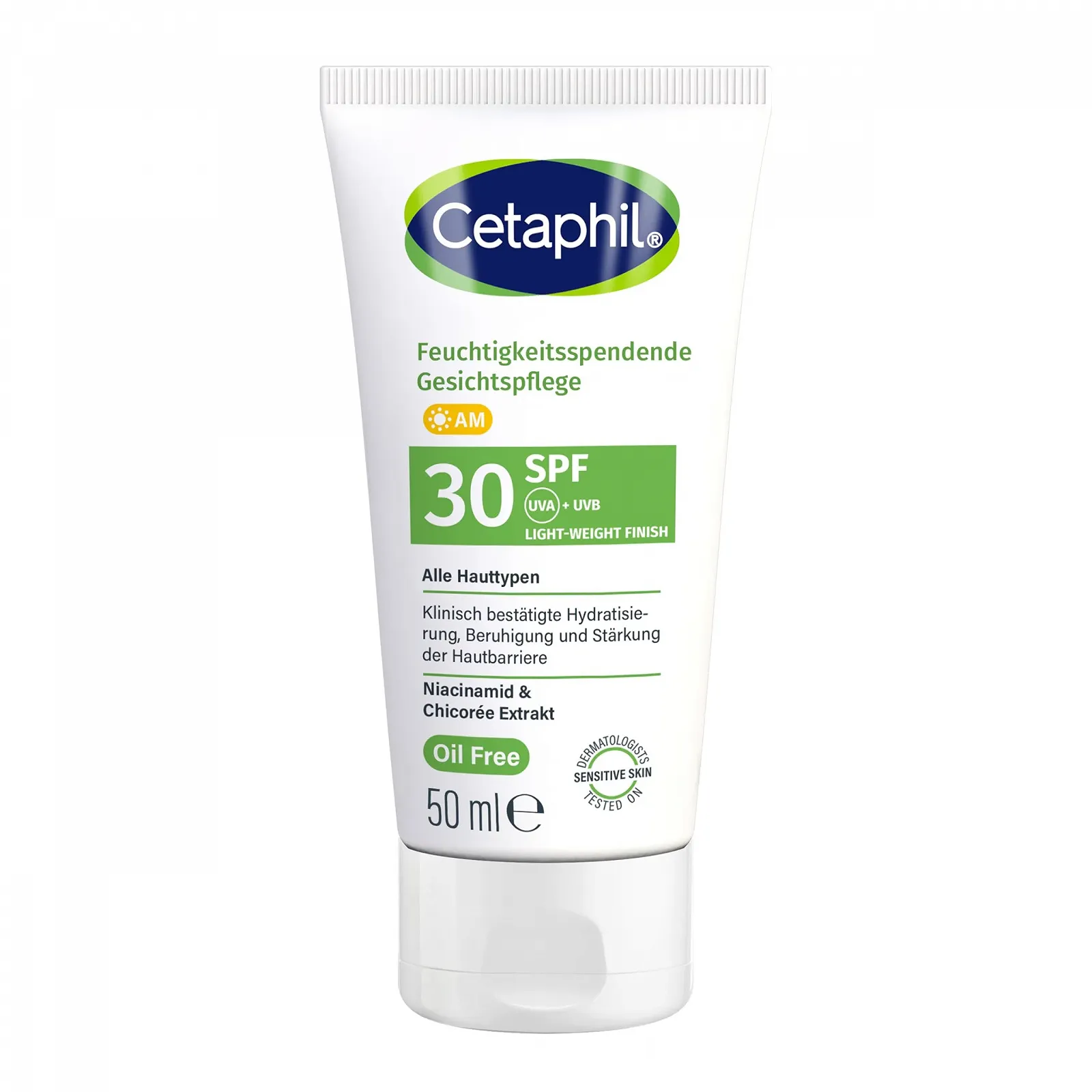 Денний крем Cetaphil SPF 30 50 мл зволожувальний для сухої та чутливої шкіри, фото №1