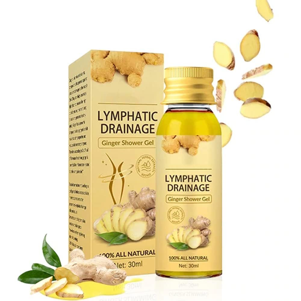 Гель для душу Lymphatic Detox Ginger Herbal Natural Organic Moisturizing Refreshing Slimming, фото №1