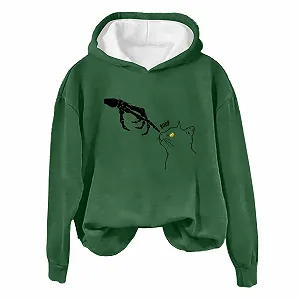 Жіноча толстовка Generisch Класична з довгим рукавом, круглим вирізом synthetic.ua - Фото 1