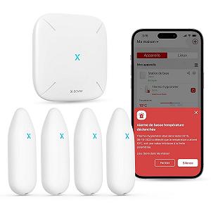 Гігрометр-термометр для дому X-sense ‎STH55 + SBS50 Wi-Fi White - Фото 1