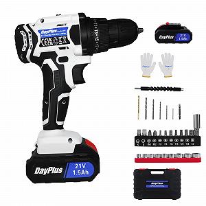 Купить Аккумуляторный шуруповерт 21 В 1500 мАч 45 Нм 25+1 уровень Белый - Фото 1 Аккумуляторный шуруповерт 21 В 1500 мАч 45 Нм 25+1 уровень Белый - Фото 1