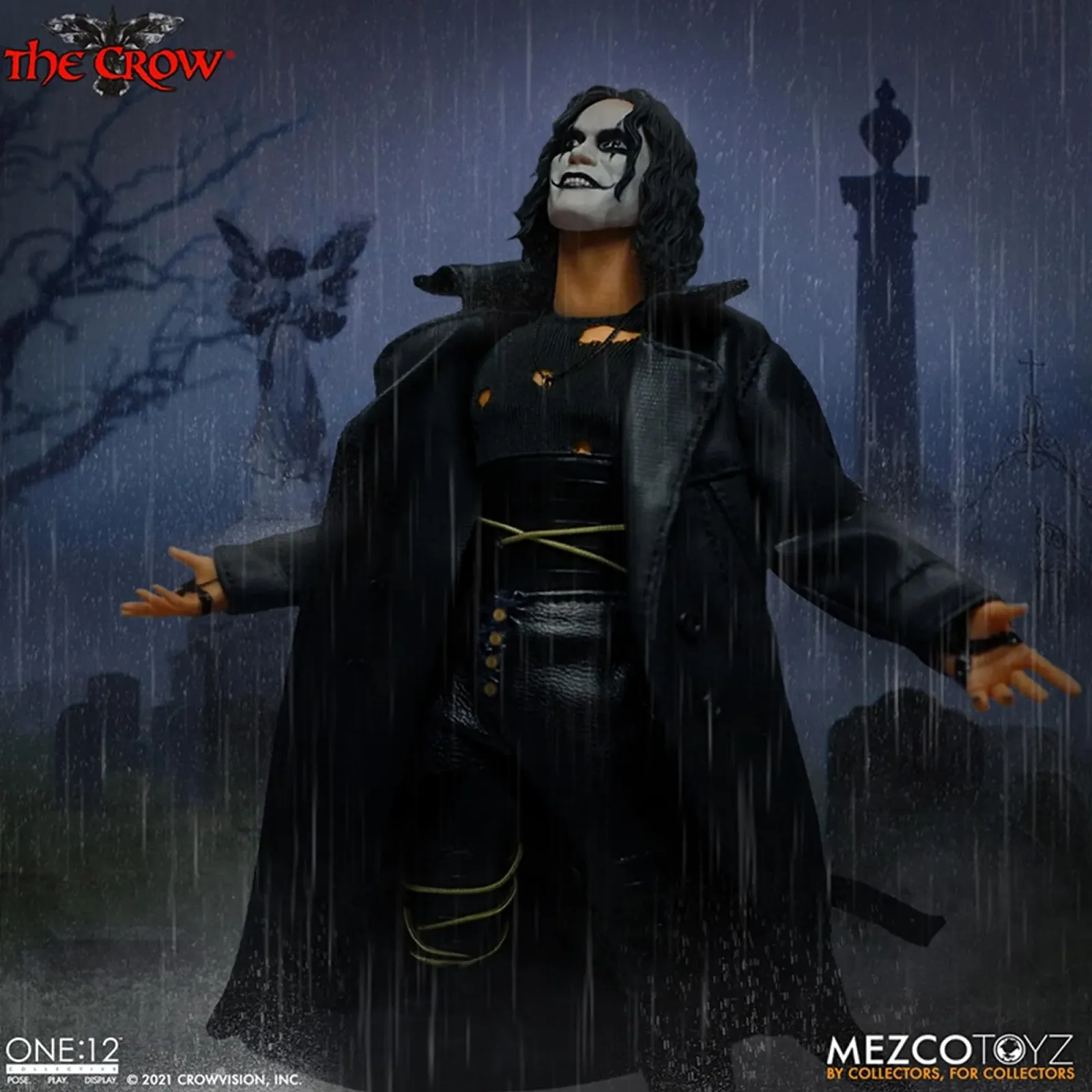 Ігрова фігурка Mezco One:12 The Crow Eric Draven 100% пластик різнокольорова, фото №9
