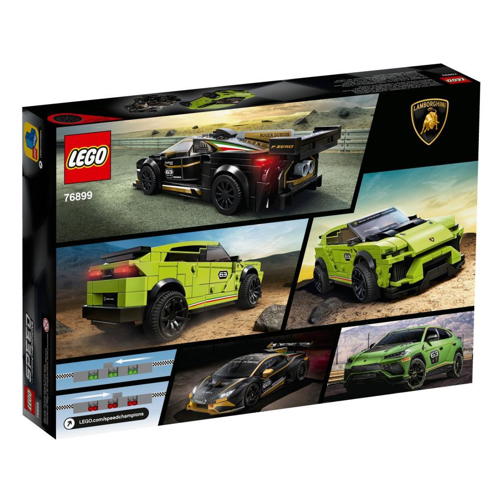 Конструктор LEGO Speed Champions Lamborghini Urus ST-X та Huracan 76899, фото №8