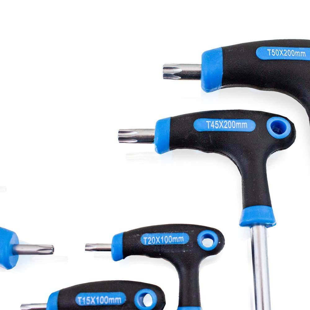 Набор отверток BITUXX Inner Torx T 9 штук T10 - T50, фото №2 Набор отверток BITUXX Inner Torx T 9 штук T10 - T50, фото №2