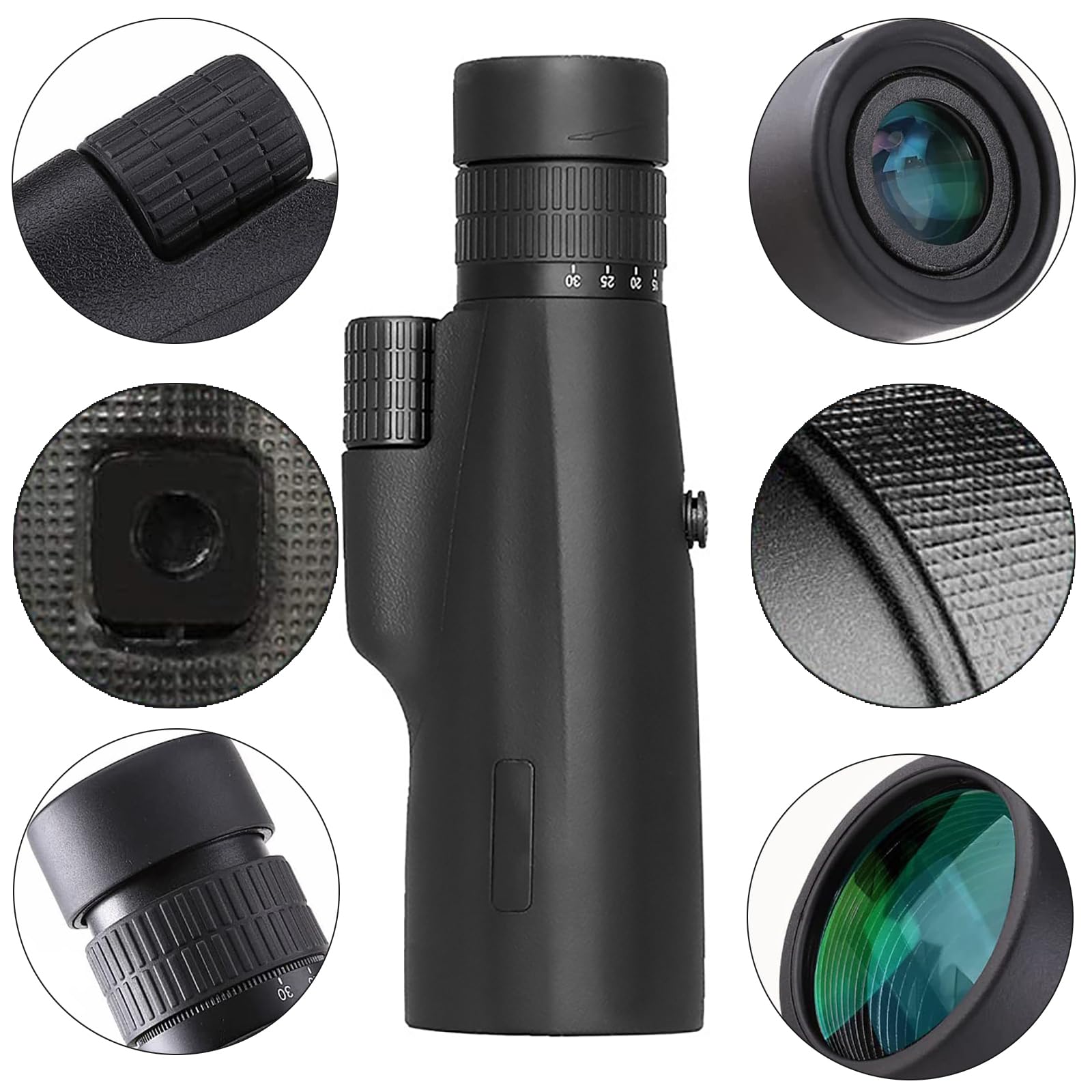 Монокуляр TAZYMKSD 10X30 BAK-4 FMC HD Компактний, фото №4