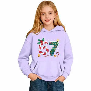 Толстовка Девочка Худи Удобный мальчик Капюшон Девочка Теплый Графика 67 Печать Дышащий Капюшон Длинный рукав Пуловер Для повседневной одежды Мода Повседневная Рубашка с длинными рукавами Свитшот - Фото 1