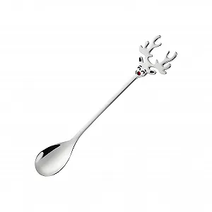 Ложка кавова маленька, Різдвяна з нержавіючої сталі - Фото 1