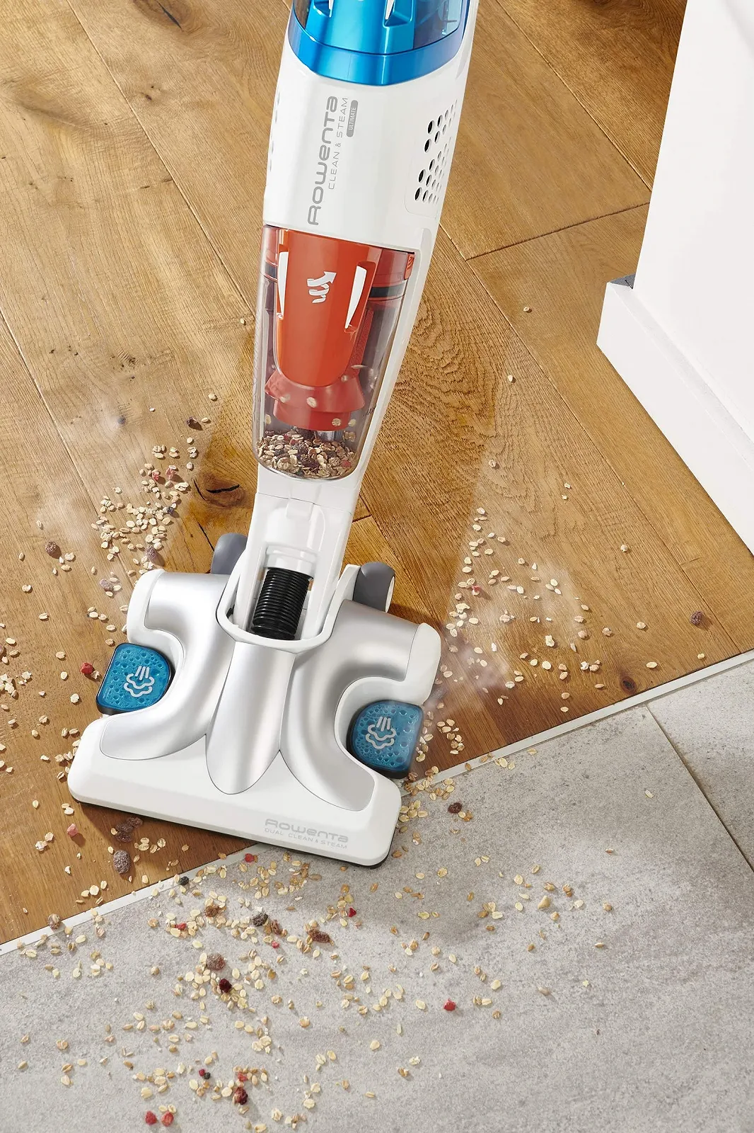 Пароочисник для підлоги Rowenta Clean & Steam RY7557WH Білий, фото №3