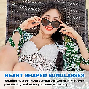 Солнцезащитные очки Сердце Sporgo 12 шт synthetic.ua - Фото 1