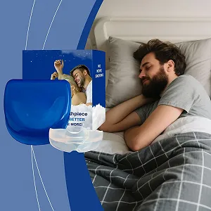 Капа від хропіння Регульована для чоловіків, жінок і літніх людей для дому, подорожей і спальні ціна на synthetic.ua - Фото 1 Капа від хропіння Регульована для чоловіків, жінок і літніх людей для дому, подорожей і спальні synthetic.ua - Фото 1