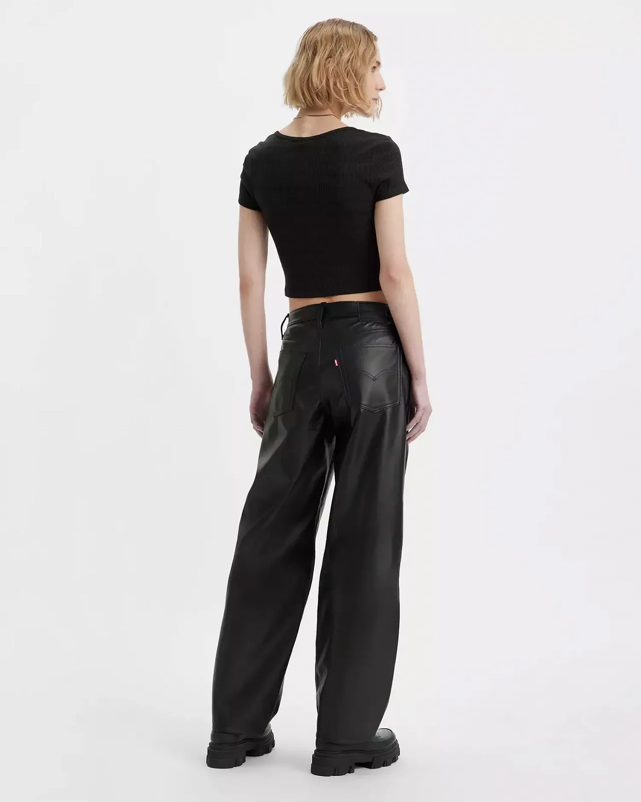 Жіночі штани Levis - Fx Leather Baggy Dad Slippery Slope - 25, фото №4