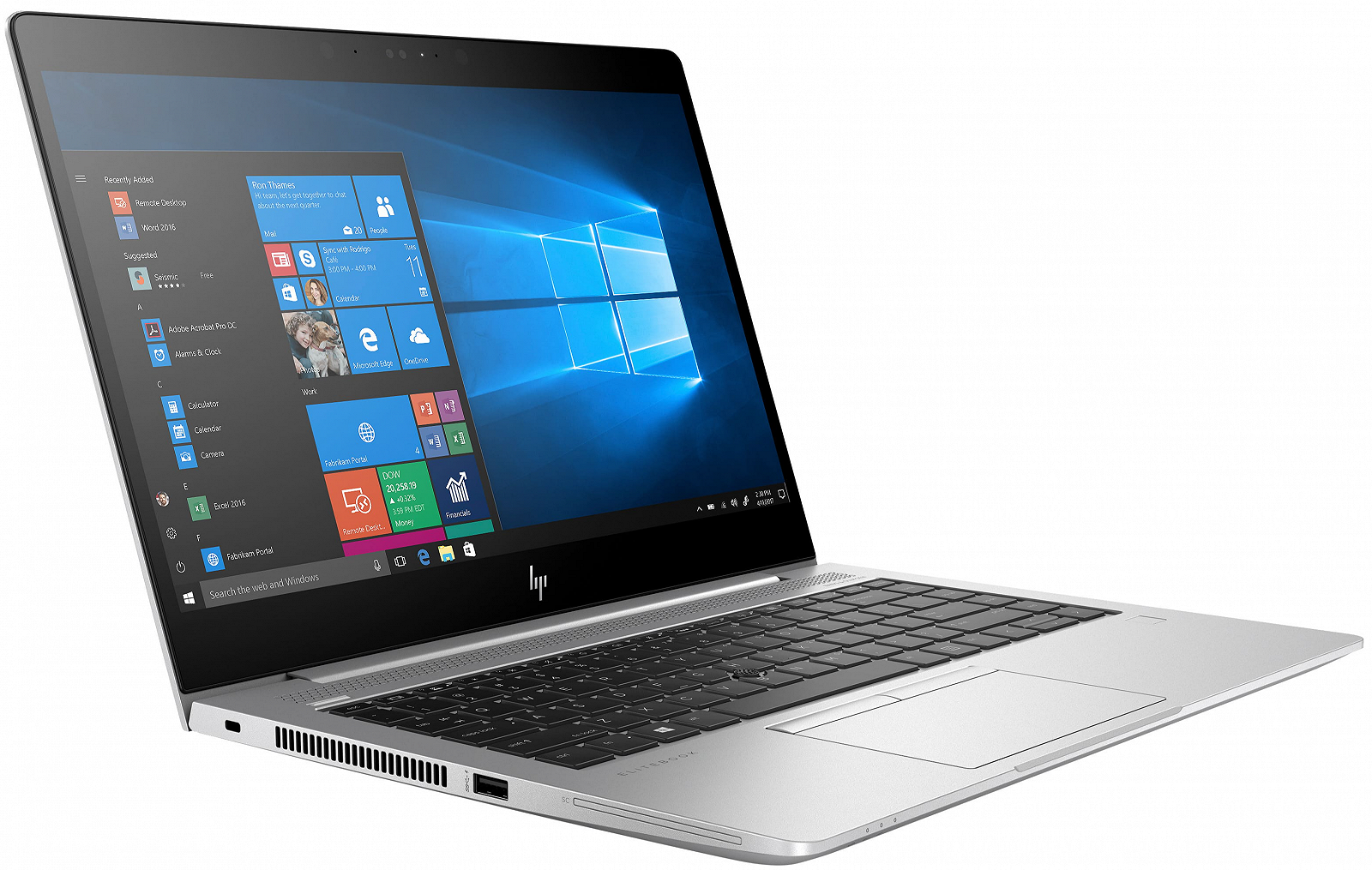 Ноутбук 14" HP EliteBook 840 G6 Intel Core i5-8365U RAM 16GB SSD 256GB Windows 11 Алюмінієвий корпус (UKR), фото №2
