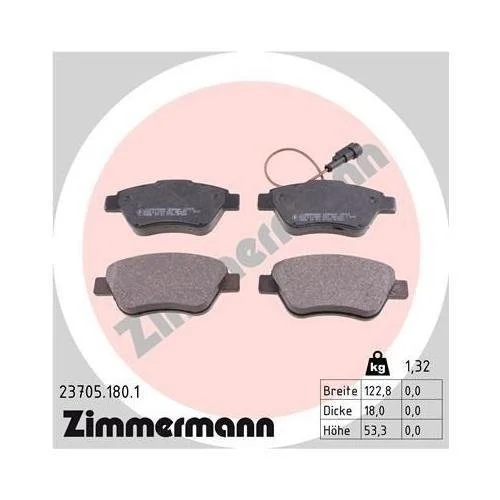 Гальмівний диск ZIMMERMANN COAT Z 230.2365.20 для FIAT CITROËN/PEUGEOT передня вісь, фото №4