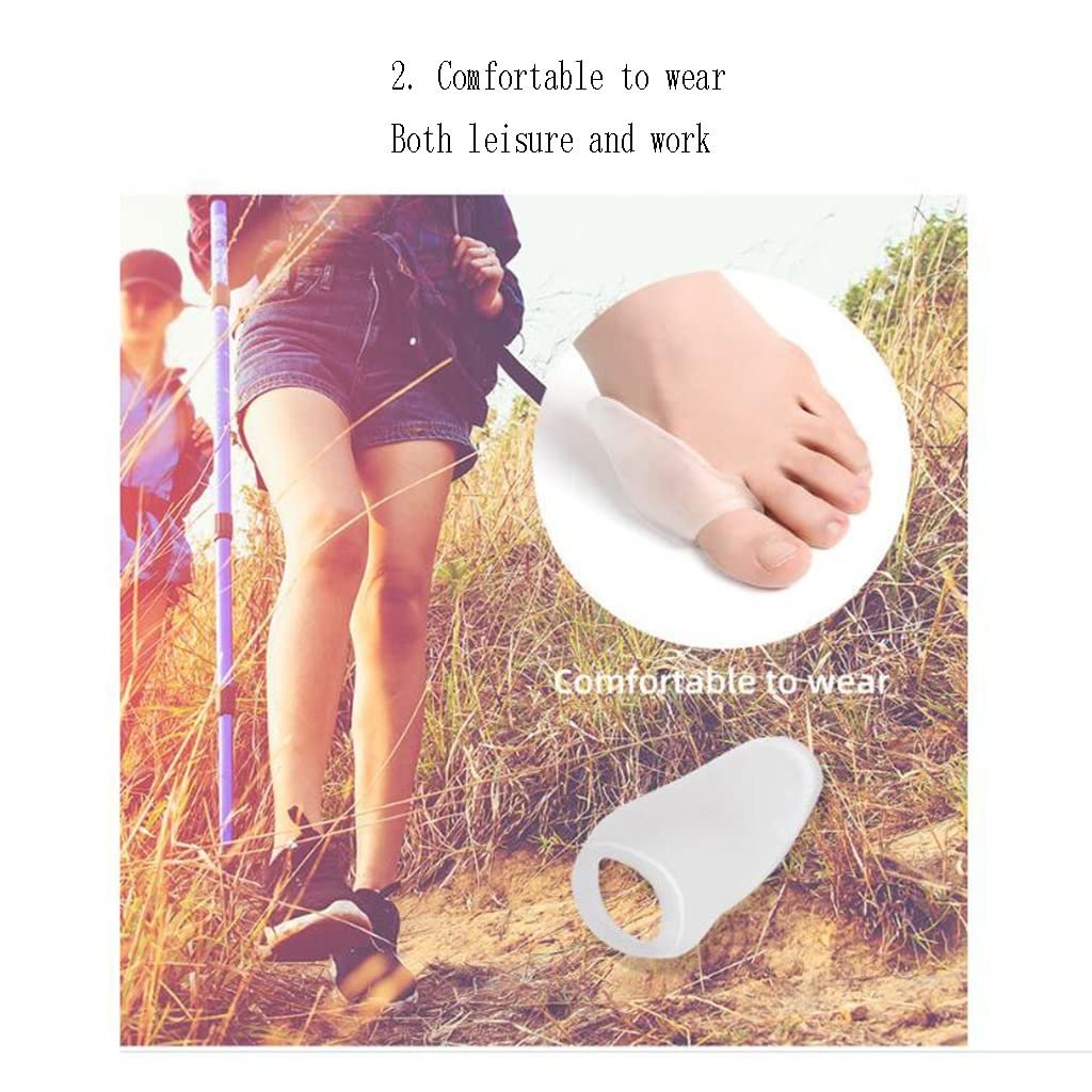 Гелевий роздільник для пальців ніг Hallux Valgus, великі деформовані кісточки, м'які протектори, фото №6