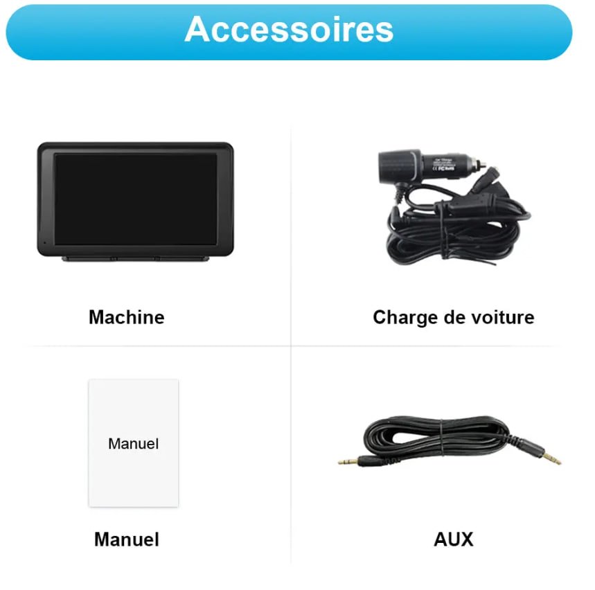 Автомагнітола AWESAFE / 7" / Сенсорна / Apple CarPlay / Android Auto / Bluetooth / FM / AUX, фото №6