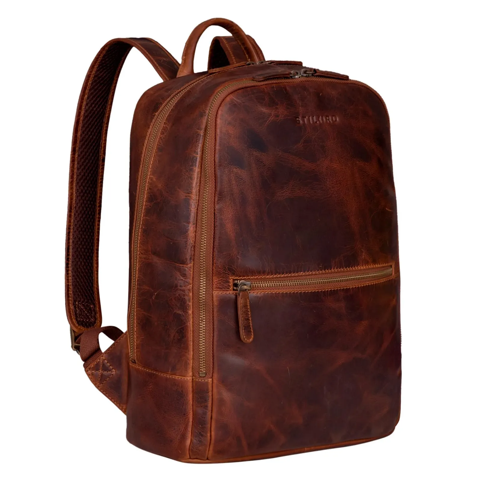 Рюкзак для ноутбука STILORD Kellis Vintage 15" Шкіряний DIN A4, фото №1