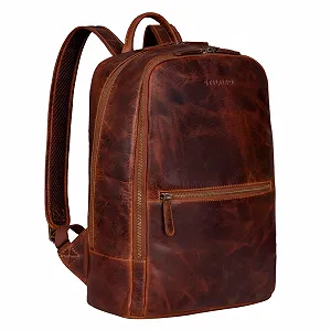 Купить Рюкзак для ноутбука STILORD Kellis Vintage 15" Кожаный DIN A4 - Фото 1 Рюкзак для ноутбука STILORD Kellis Vintage 15" Кожаный DIN A4 - Фото 1