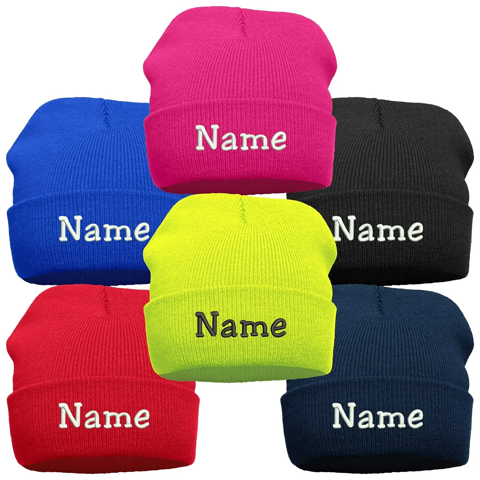 Вязаная детская шапка Nashville print factory с вышивкой, фото №1