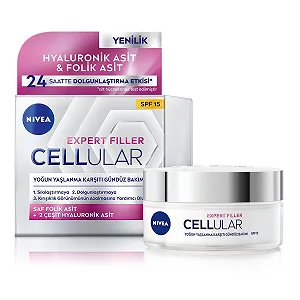 Денний антивіковий крем Nivea Hyaluronic Cellular Filler зміцнюючий - Фото 1