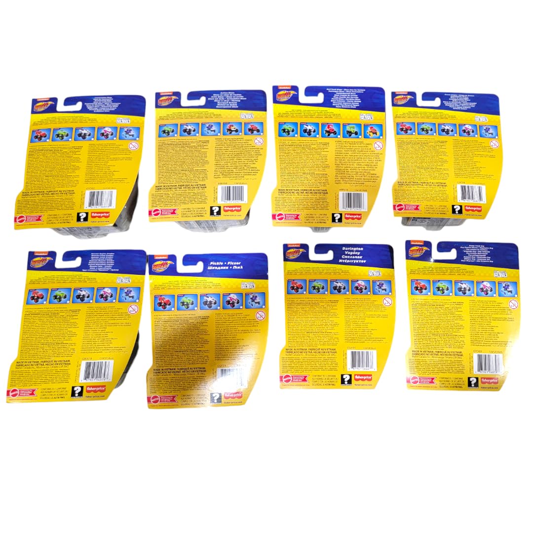 Набір Fisher-Price Nickelodeon Blaze & The Monster Machines Diecast Повний 8 транспортних засобів CGF20-963F, фото №4