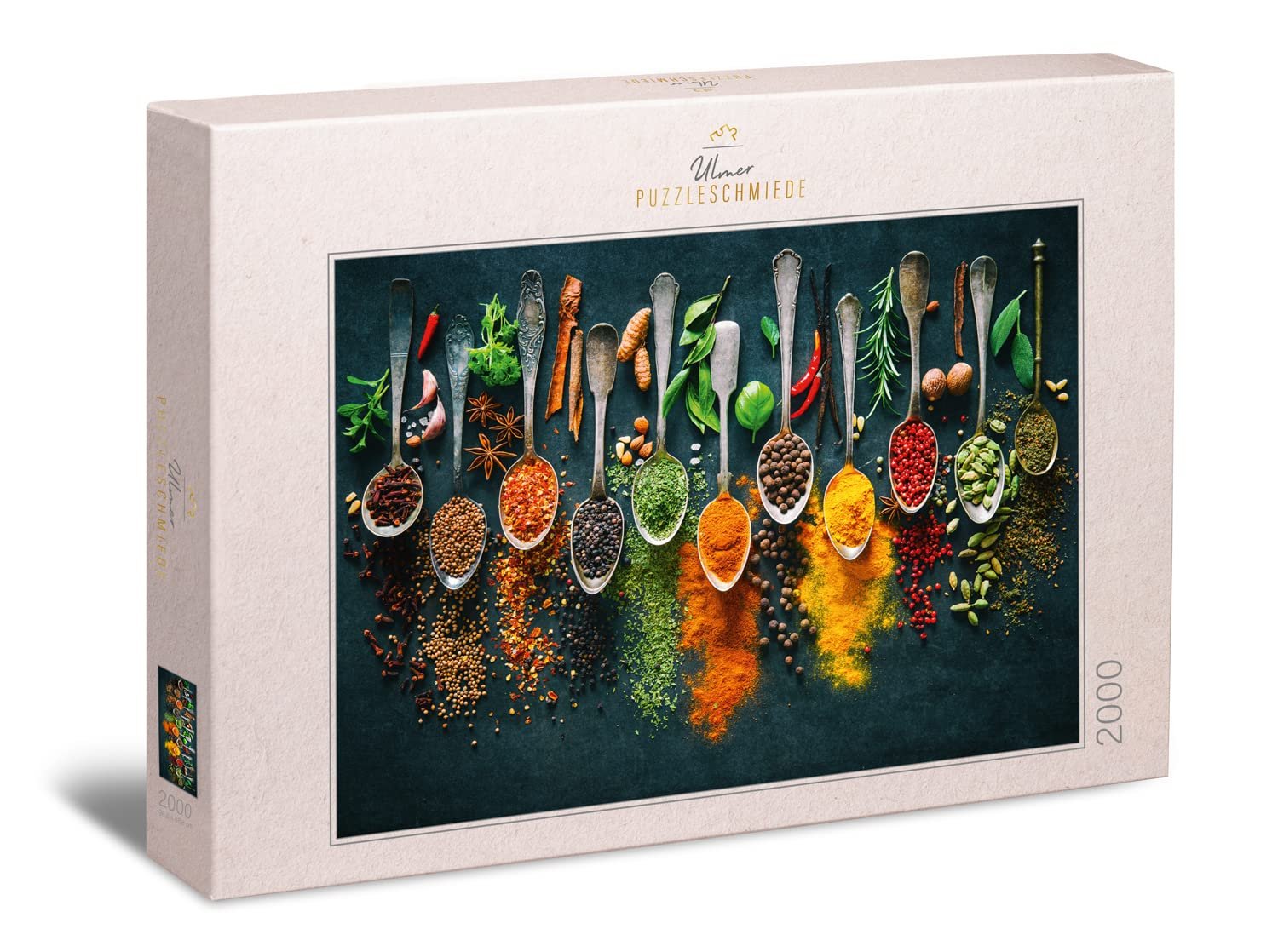 Пазл Ulmer Puzzleschmiede Sharp Colours 2000 элементов Травы и специи 97 x 69 см, фото №1