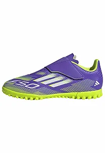 Футбольні бутси adidas F50 Club для дітей, на липучках, для гри на штучному покритті - Фото 1