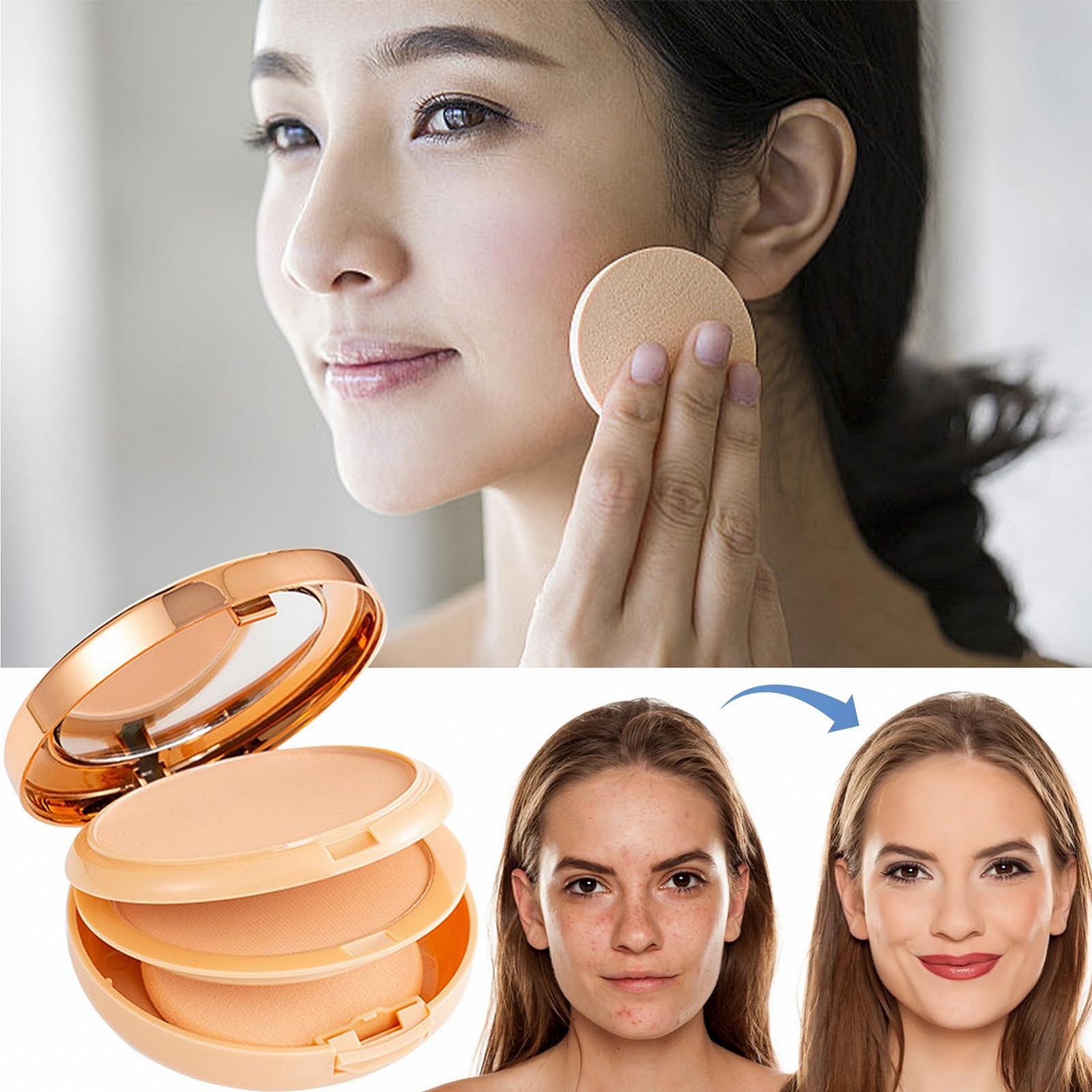 Пудра Wobblo Компактна Матова Легкий вага Довготривала Стълкість до поту, фото №2