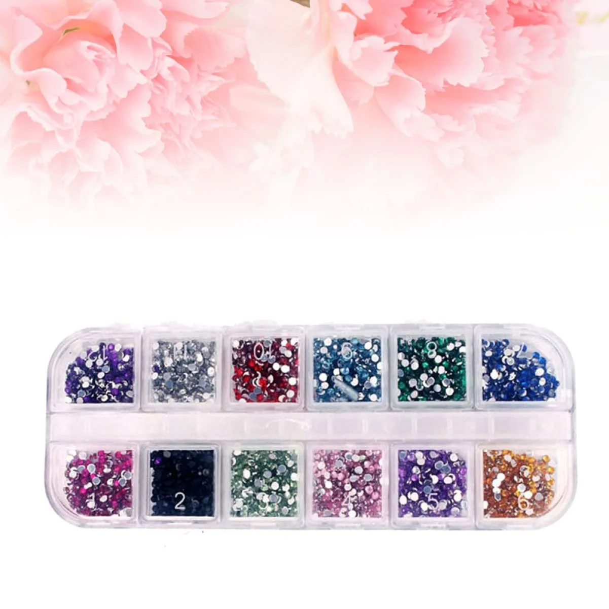 Капли Акриловые Кристаллы для дизайна ногтей Healeved Блестящие Самоцветы для ногтей, фото №5