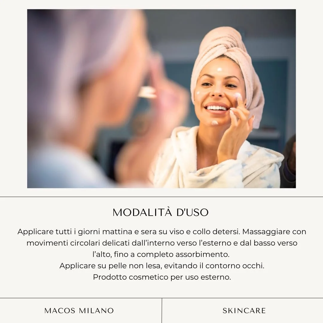 Крем для обличчя MACOS MILANO Anti-Wrinkle Face Cream зі слизом равлика та колагеном 50 мл, фото №3