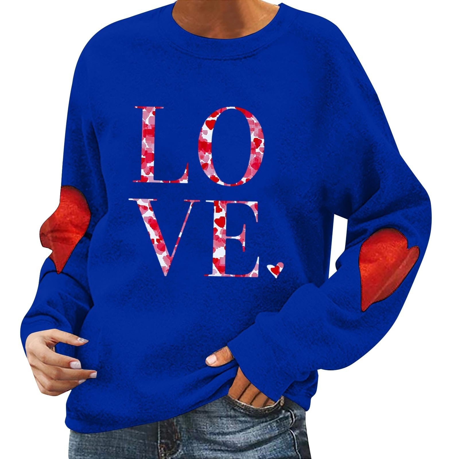 Женская толстовка с длинными рукавами большого размера ко Дню Святого Валентина, клетчатые сердца, осенняя рубашка большого размера, фото №1