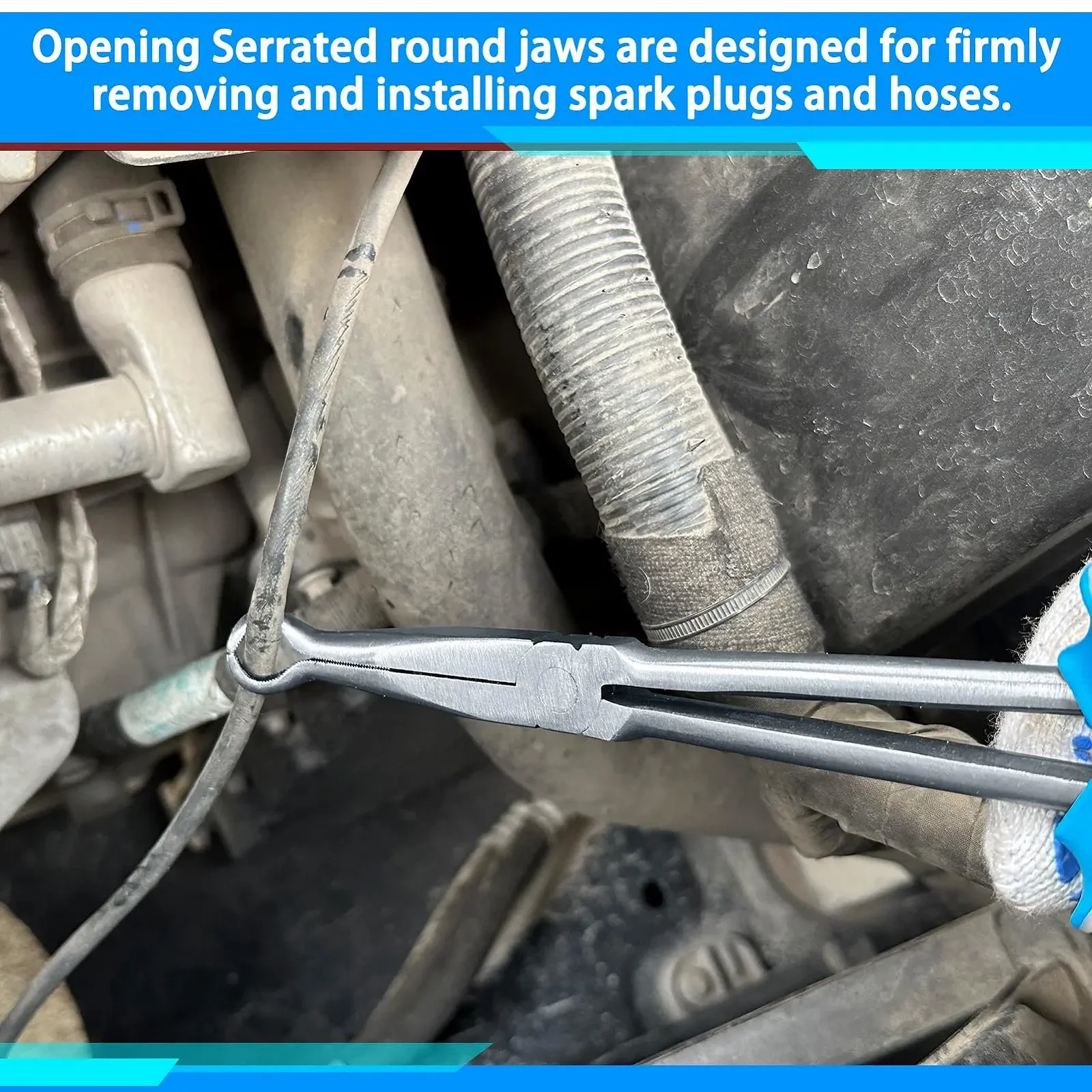 Плоскогубцы SPEEDWOX с длинными ручками для шлангов 27,94 см, плоскогубцы для свечей зажигания, плоскогубцы для хомутов шлангов, инструменты для автомобиля, инструмент для снятия колпачка свечи зажигания, плоскогубцы для снятия шлангов, плоскогубцы для топливных шлангов для ремонта автомобильных машин, фото №4 Плоскогубцы SPEEDWOX с длинными ручками для шлангов 27,94 см, плоскогубцы для свечей зажигания, плоскогубцы для хомутов шлангов, инструменты для автомобиля, инструмент для снятия колпачка свечи зажигания, плоскогубцы для снятия шлангов, плоскогубцы для топливных шлангов для ремонта автомобильных машин, фото №4