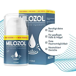 Крем для ног Milozol с дозатором 50 мл synthetic.ua - Фото 1
