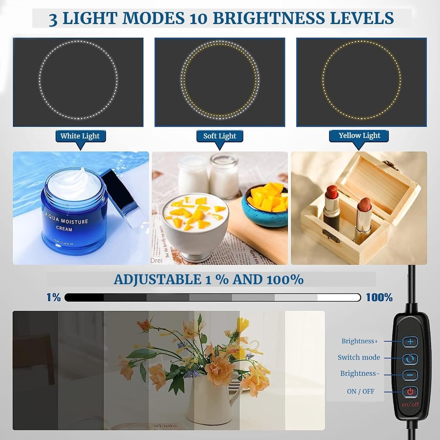 Фотобокс Puluz PU5041BA 40 см / 3200-6500K / 6 двосторонніх фонів / Чорний, фото №5