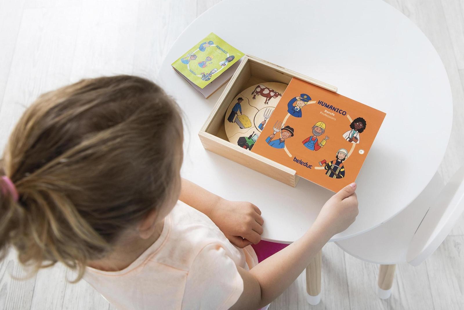 Пазл Beleduc Humanico Occupations 30 деталей в деревянной коробке от 4 лет, фото №2