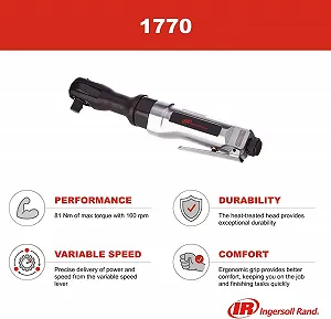 Пневматичний гайковерт Ingersoll Rand 1770 Black ціна на synthetic.ua - Фото 1 Пневматичний гайковерт Ingersoll Rand 1770 Black synthetic.ua - Фото 1