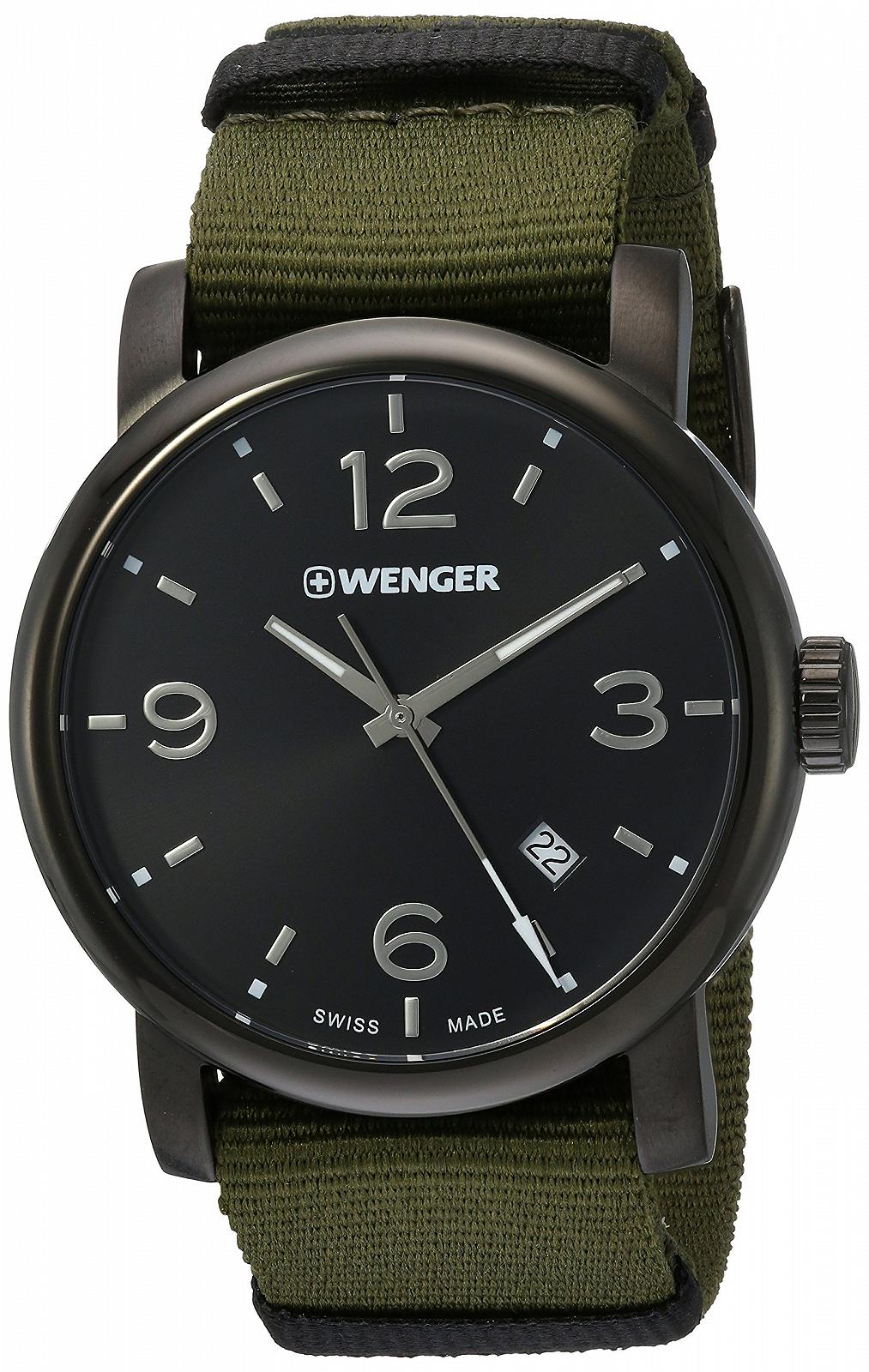 Годинник Wenger Urban Metropolitan Men's Швейцарський кварцовий з нержавіючої сталі й шкіри, фото №1