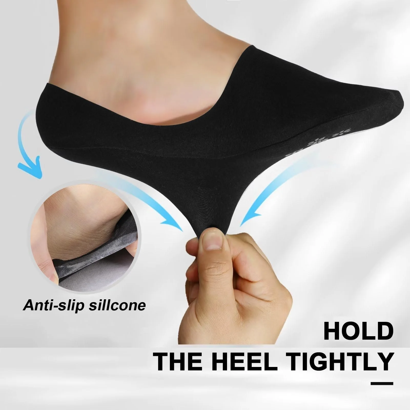 Жіночі шкарпетки-невидимки Бавовна 35-39 (6 пар), фото №2 Жіночі шкарпетки-невидимки Бавовна 35-39 (6 пар), фото №2