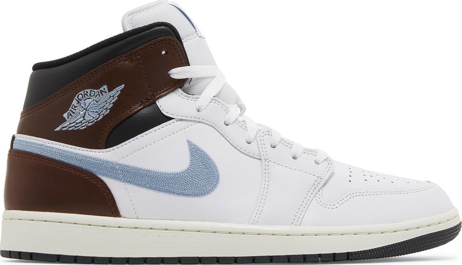 Кросівки Air Jordan 1 Retro Mid SE 'Brown Blue Grey' 40.5, фото №2