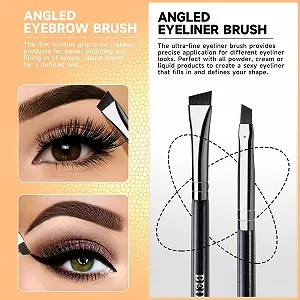 Кисти для подводки BEILI Double Ended Black synthetic.ua - Фото 1