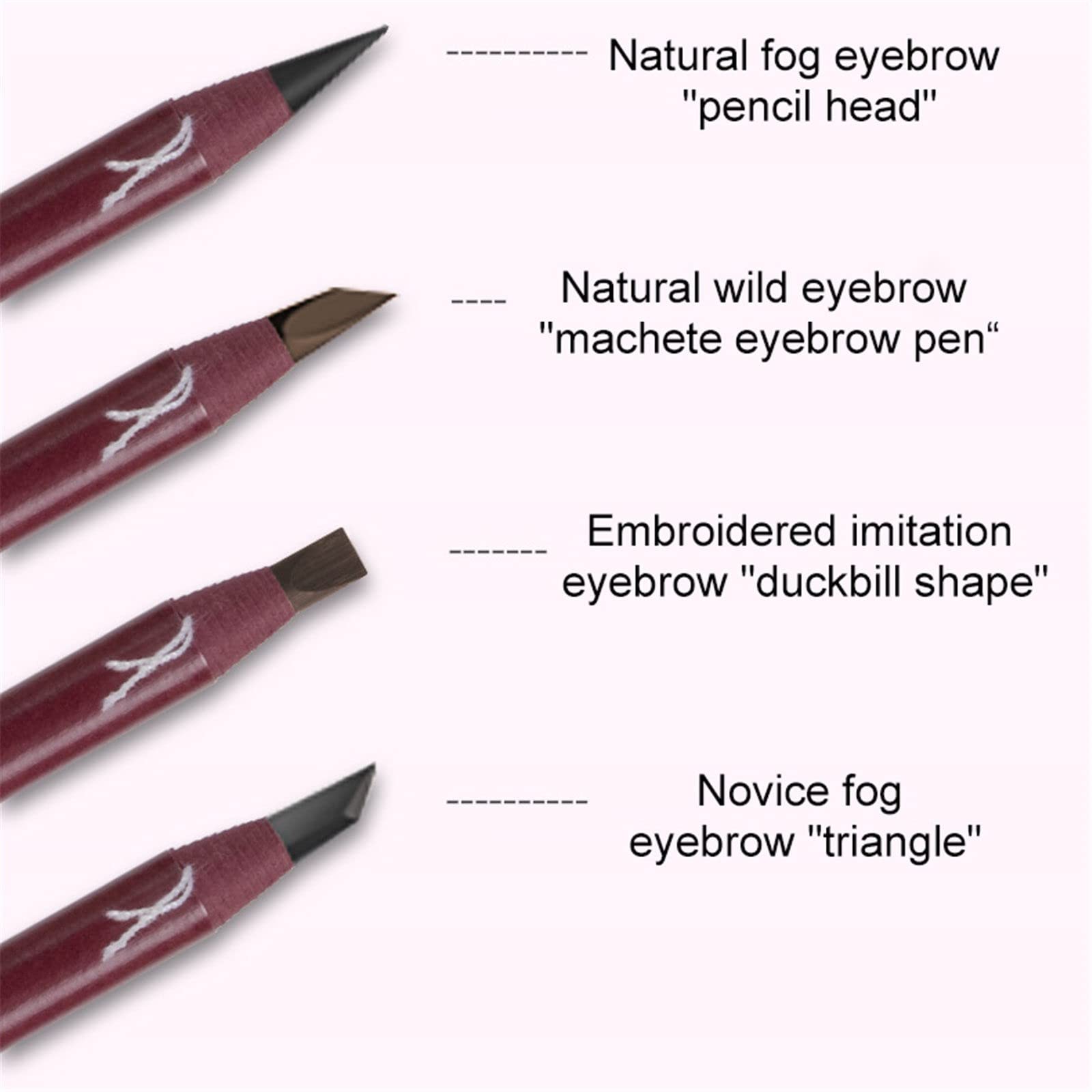 Олівець для брів Make-up-Brauenstift Stylist Водонепроникний олівець для брів Ультратонкий олівець для брів Заповнення тонших ділянок (E, One Size), фото №6